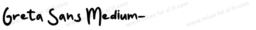Greta Sans Medium字体转换